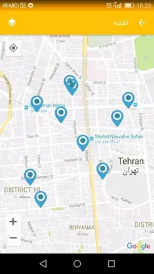 taxi tehran android App screenshot 0